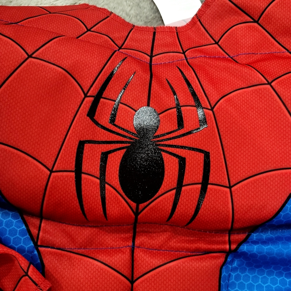 New JAZWARES Marvel Spider-Man Child Costume Suit And Mask Size Large 12-14 - Picture 6 of 16